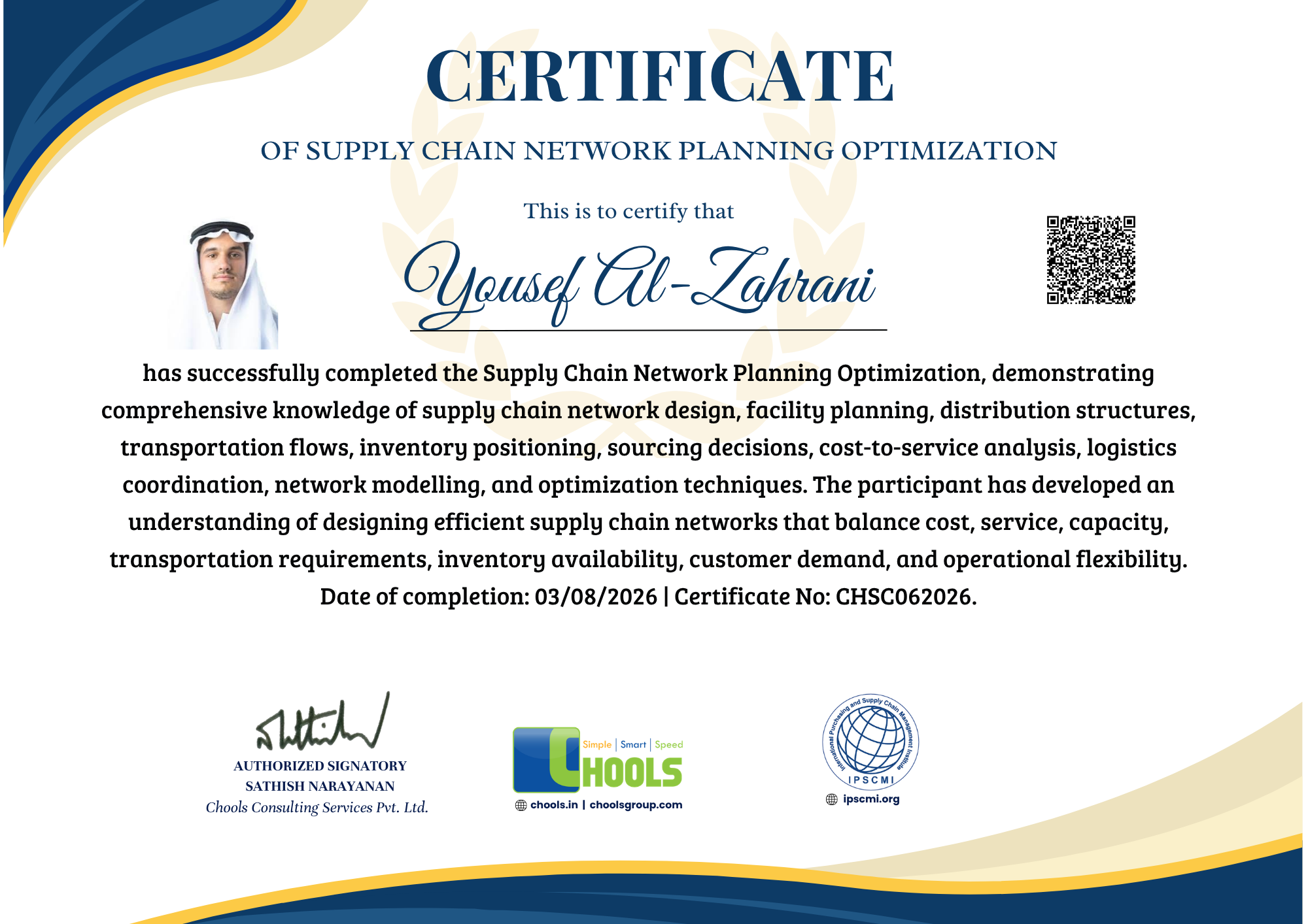 Emerging Business Program Certificate